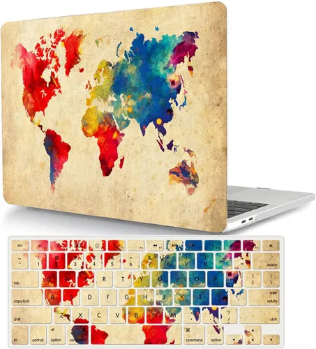 Vista 10 de Funda compatible con MacBook Pro de 13 pulgadas con CD-ROM (Modelo: A1278, versión antigua 2012 2011 2010 2009 2008), carcasa rígida de plástico
