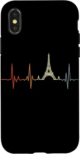 Vista 5 de My Heart Beats For Paris France Eiffel Tower Case for iPhone 16