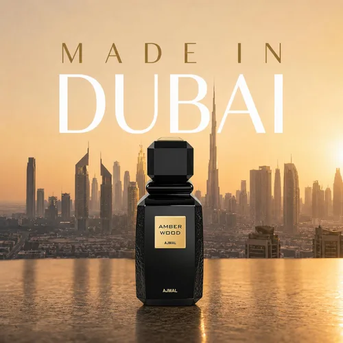 Vista 6 de Ajmal Madera ámbar para EDP unisex, 3.4 onzas - Hecho en Dubai