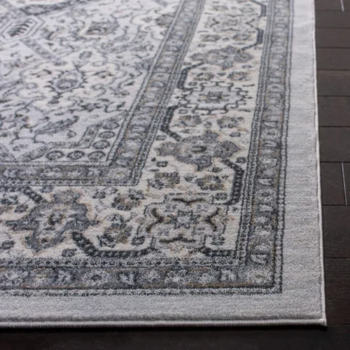 Vista 55 de SAFAVIEH - Colección Isabella, alfombra decorativa - 2'2" x 5', azul y crema, diseño oriental, no desprende pelusa y fácil cuidado, ideal para áreas