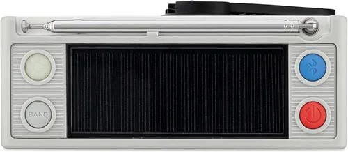 Vista 5 de C. Crane CCRadio Solar con recepción Bluetooth, manivela de emergencia NOAA Weather AM/FM - Radio multialimentada - Linterna LED integrada