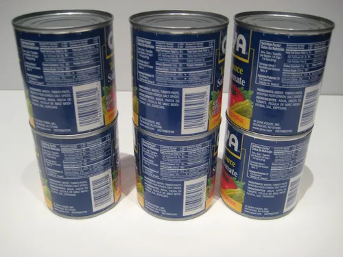 Vista 2 de Goya Salsa de tomate "Salsa de tomate" latas de 8 onzas, (paquete de 6) paquete