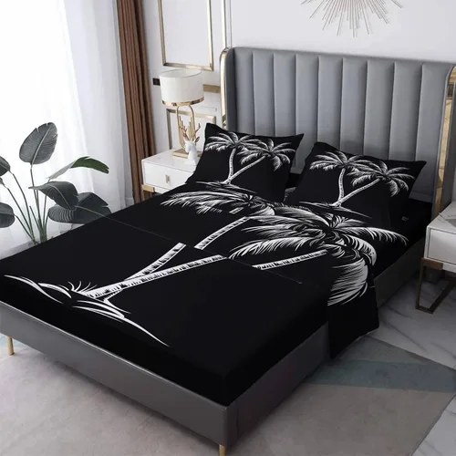 Vista 31 de Juego de sábanas tamaño individual con águila calva, sábanas de cama de águila, microfibra suave y bolsillo profundo y sábanas estampadas sin
