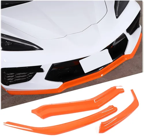 Vista 8 de Kit de repuesto para parachoques delantero compatible con Chevrolet Corvette C8 2020-2026, parachoques delantero ABS, accesorios de decoración