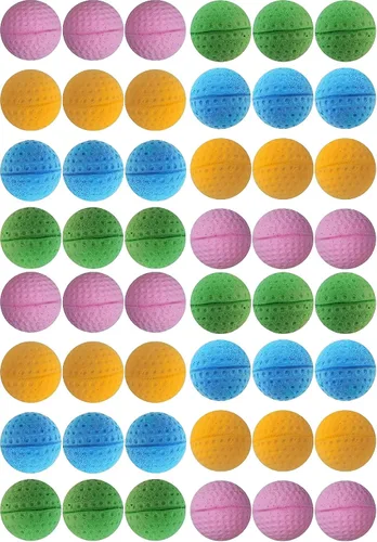 Vista 8 de Pelota de espuma para gatos, juguete de fútbol (4 unidades)