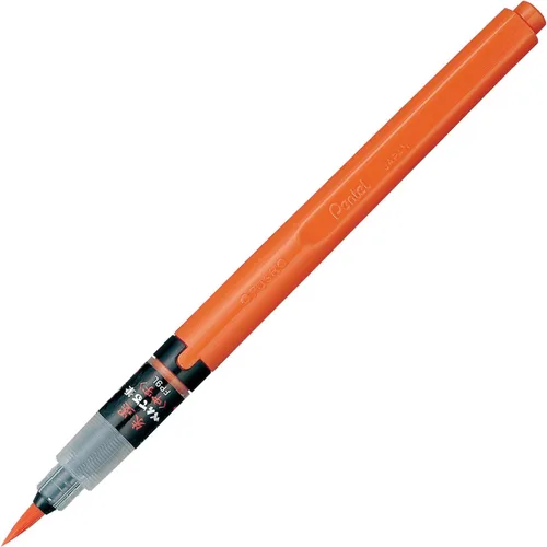 Vista 9 de Pentel - Pluma de pincel Pentel XFP5M, punta mediana, color negro