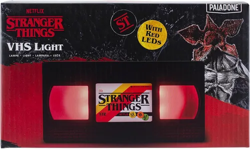 Vista 7 de Lámpara de Logotipo de VHS de Stranger Things de Paladone, Mercancía con Licencia Oficial