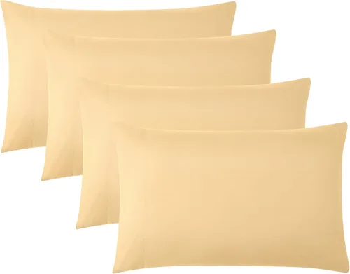 Vista 39 de Southshore Fine Linens® - Vilano® Springs - Par de fundas de almohada plisadas, color negro, estándar (Queen)