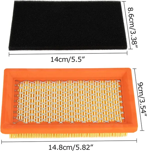 Vista 2 de PSLER Paquete de 3 filtros de aire de repuesto 951-10298 751-10298 para motores de eje vertical de 139 cc y 159 cc para motores Kohler 14 083 01-S