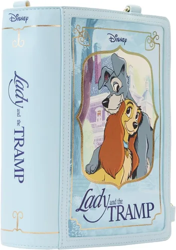 Vista 2 de Loungefly Disney Lady and the Tramp Book Crossbody Bag