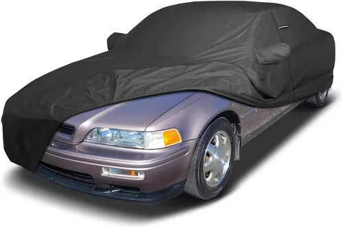 Vista 44 de iCarCover Funda de automóvil personalizada para Acura CL (1997-2003), impermeable, para todo tipo de clima, lluvia, nieve, protección solar UV Rayas
