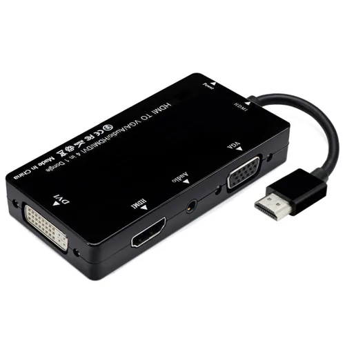 Vista 11 de chenyang Adaptador de cable de extensión de interruptor divisor HDMI 1 a 2 con conector micro y mini HDMI
