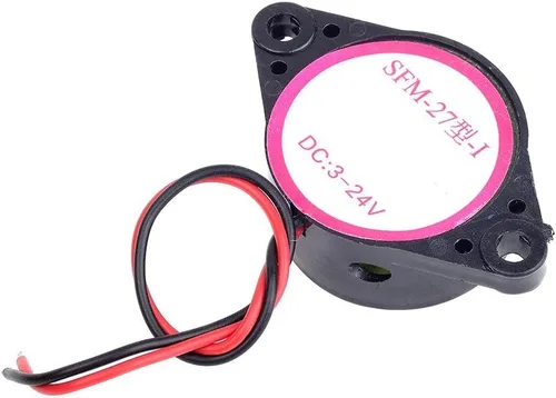 Vista 3 de 5 unids SFM-27 DC 3-24V Zumbador electrónico Sonido Sonido Continuo Beep (Pack de 5) CYT1083