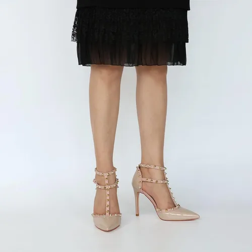 Vista 6 de Tacones con correa de tobillo para mujer
