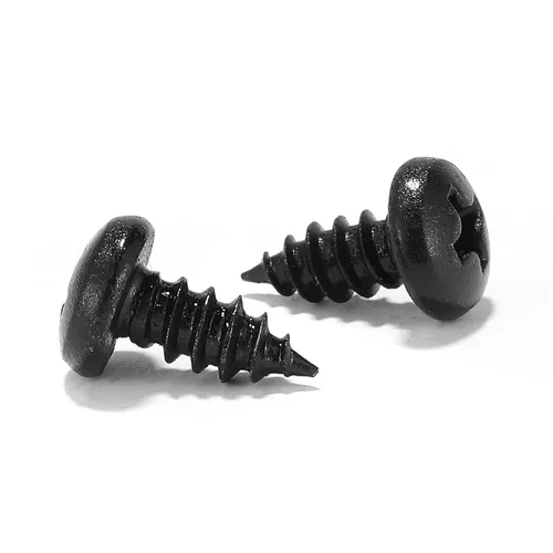 Vista 15 de #4 x 1 Tornillo de Madera 100 Piezas 18-8 (304) Acero Inoxidable Cabeza Plana Tornillos Autorroscantes Rápidos para Paneles de Yeso Óxido Negro por