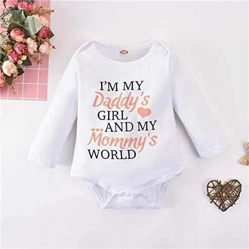 Vista 3 de Ropa de bebé recién nacida, ropa de otoño e invierno, pantalones de mameluco para bebés, ropa linda para niñas