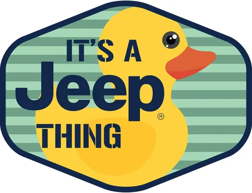 Vista 10 de It's a Jeep Thing Duck - Calcomanía de vinilo para Jeep Wrangler – 4 x 3 pulgadas serigrafiada impermeable accesorio todoterreno – Regalo Jeep