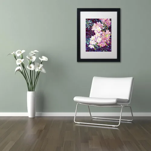 Vista 3 de Trademark Fine Art Cascade by Mandy Budan - Marco (11 x 14 pulgadas), color blanco mate