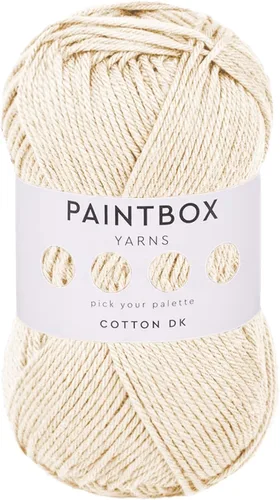 Vista 15 de Paintbox Yarns - Hilo 100% algodón DK, 1.76 onzas, 137 yardas, 410.1 ft #401 Papel blanco