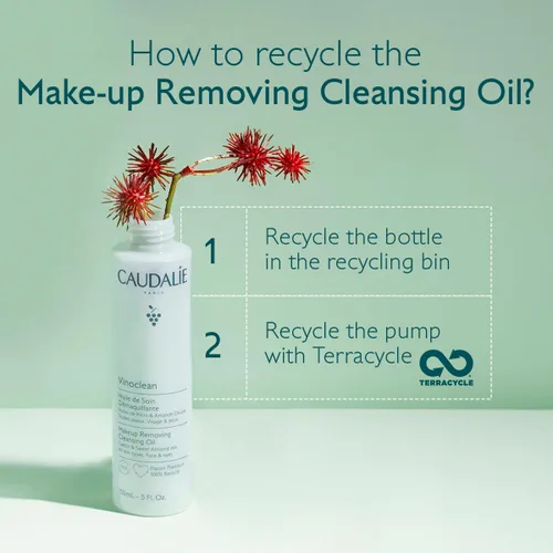 Vista 7 de Caudalie Vinoclean Makeup Removing Cleansing Oil, Waterproof Makeup Remover