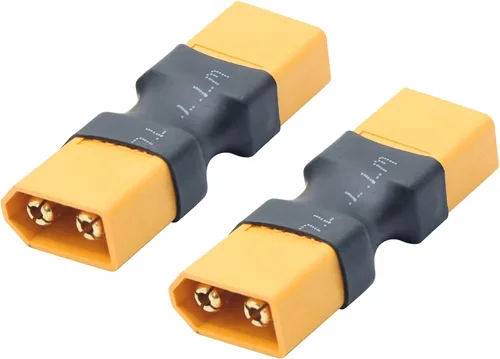 Vista 8 de 2 pares de adaptadores de conector XT60, XT60 macho y hembra sin adaptador de cable convertidor para RC Lipo batería Drone Toy Car etc