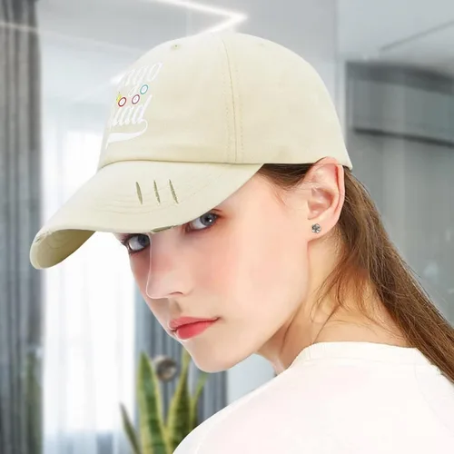 Vista 5 de Baseball Cap Caps Bingo Squad Dad Hats for Men Vintage Denim Hat Adjustable
