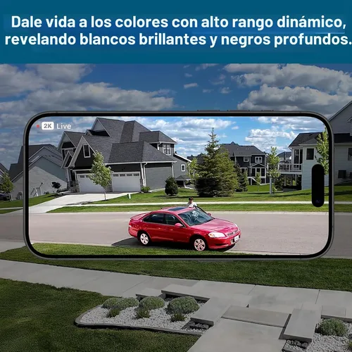 Vista 6 de Cámara de seguridad Arlo Pro 2K HDR (6ª generación, lanzamiento 2025) 2 cámaras + 2 paneles solares + 6 meses de plan Secure Plus - Cámara