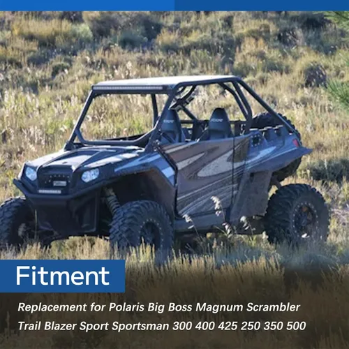 Vista 4 de WFLNHB Petcock - Válvula de cierre de combustible para Polaris Big Boss Magnum Scrambler Trail Blazer Sport Sportsman 300 400 425 250 350 500