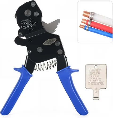Vista 11 de iCrimp Kit de Herramienta de Pinza para Tubería PEX de Una Mano, Herramienta de Crimpado PEX con Función de Remoción para Anillos de Abrazadera