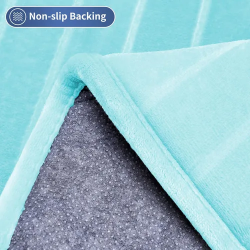 Vista 7 de SWEMSTAR Alfombra de baño de espuma viscoelástica con alfombra de inodoro, tapete de baño absorbente de agua para suelo de baño, antideslizante