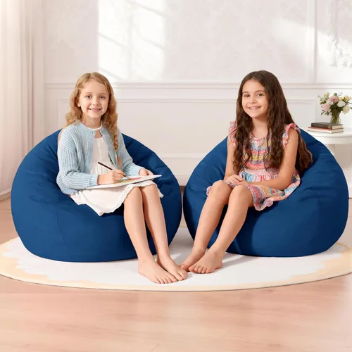 Vista 66 de Homguava - Sillón puff de 3 pies Sillón estilo puff grande de 3 pulgadas con relleno de espuma viscoelástica, sofá suave con funda de terciopelo