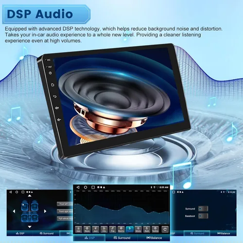 Vista 5 de [2+64G] NHOPEEW - Radio de coche para Ford F150 F 150 F-150 2009-2012, pantalla táctil de 9 pulgadas, Android Car Stereo, Carplay inalámbrico