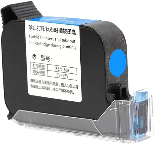 Vista 9 de 12.7mm 2588 JS12 42ML Black Red Blue Green Ink Cartridge Universal for Handheld Inkjet Printer Quick Drying Print Height Compatible with Standard