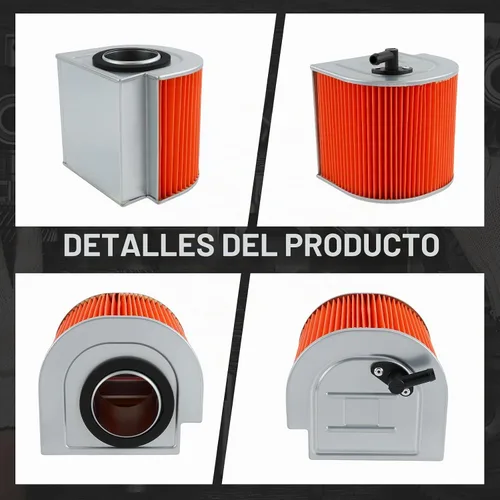 Vista 3 de Filtro de aire Carbbia 17211-KR3-600 Compatible con Honda CA125 / CMX250 / Compatible con Rebel 250 CMX250C / Compatible con Rebel CA250 Elemento