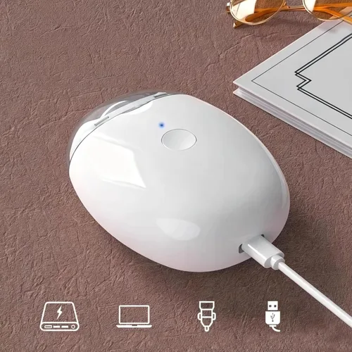 Vista 5 de Cortaúñas eléctrico, 2026 NUEVO Cortaúñas eléctrico 3 en 1 con luz LED y 3 velocidades, cortador de uñas automático silencioso de 360°