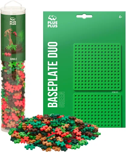 Vista 16 de Plus Plus Juego de 240 piezas básicas de mezcla de tubos y placa base, mini bloques de construcción entrelazados, juguetes de tallo para niños