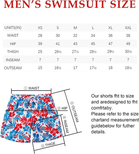 Vista 6 de TIDE TREND Mens Color-Changing Beach Swim Trunks Temperature-Sensitive Beach Surfing Pants Without Mesh Lining