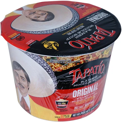 Vista 5 de Tapatio - Gran tazón de sopa de fideos ramen, 3.70 onzas (105 g), paquete de 6