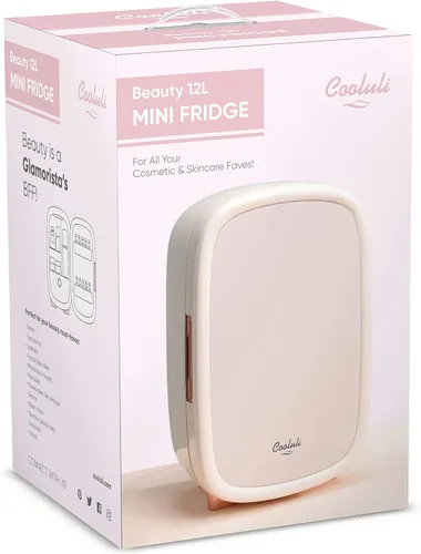 Vista 7 de Cooluli Beauty - Refrigerador para el cuidado de la piel de 12 litros, para maquillaje, cosméticos y productos de cuidado facial de la piel