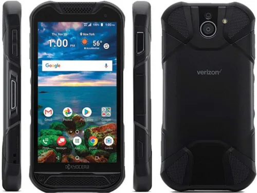 Vista 2 de Kyocera DuraForce Pro 2 con escudo de zafiro E6910 Negro - Verizon