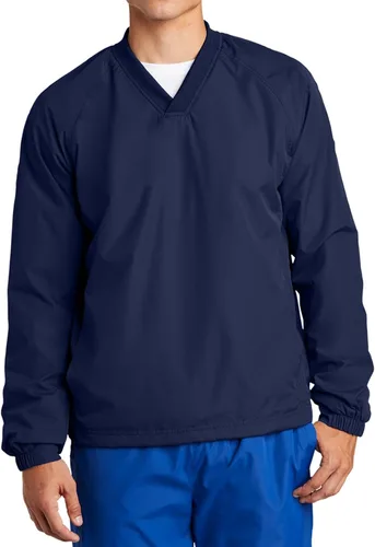 Vista 2 de Joe's USA Camisas atléticas de viento raglán con cuello en V para hombre en tallas regulares y grandes, XS-6XL