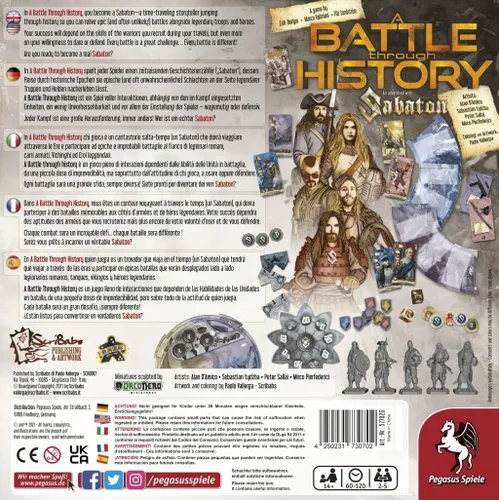 Vista 5 de Una batalla a través de la historia - Juego de mesa de Pegasus Spiele 2-5 jugadores - Juegos de mesa para la familia - 60-120 minutos de juego