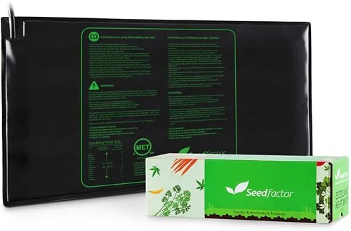 Vista 10 de MET - Tapete térmico para semillero certificado, factor de semillas, resistente al agua, duradero, tapete térmico de estación de germinación