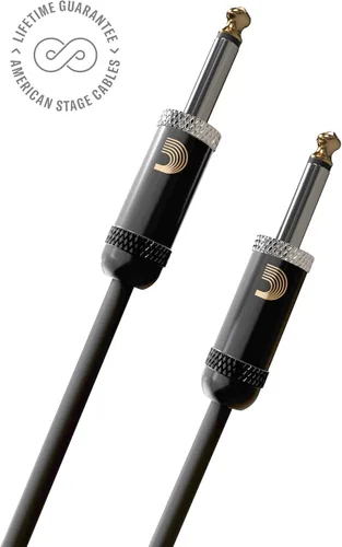 Vista 2 de Cable para guitarra Amercian Stage, de Planet Waves, Negro