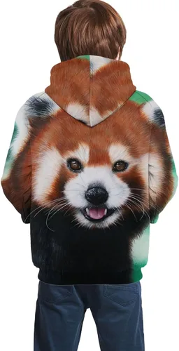 Vista 2 de Sudaderas con capucha y estampado 3D para niños y niñas