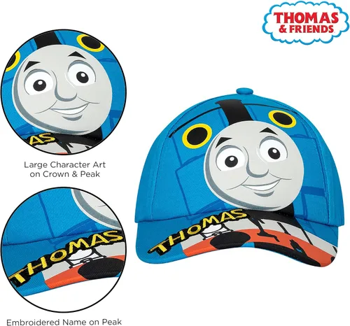Vista 4 de Mattel Gorra de béisbol para niños Thomas Friends ajustable para niños de 2 a 4 años
