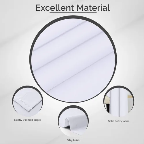 Vista 4 de Utopia Bedding - Cortinas opacas para dormitorio, cortinas con ojales de 63 pulgadas de largo, 2 paneles, cortinas térmicas aisladas para sala