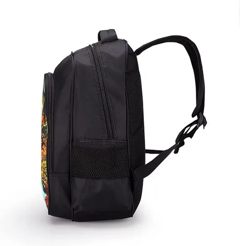 Vista 4 de QJCQY Mochila de viaje de anime de dibujos animados, mochila deportiva portátil de gran capacidad, mochila escolar para niños y niñas, A
