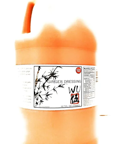 Vista 15 de Wu - Apósito de jengibre japonés, sin gluten, 10.7 onzas líquidas (miel de sésamo jengibre, 1 botella)