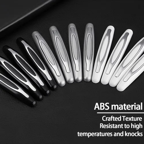 Vista 4 de AUCELI 4 protectores de borde de puerta de automóvil, tira autoadhesiva antiarañazos para puerta lateral del vehículo, protector anticolisión